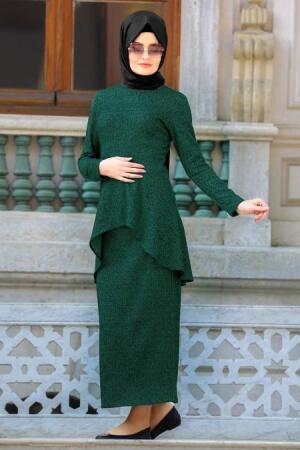 Suit - Green Hijab Suit 41940Y - 1