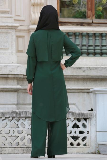 Suit - Green Hijab Suit 51770Y - 3