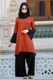 Suit - Tile Hijab Suit 53240KRMT - Thumbnail
