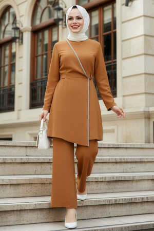 Sunuff Colored Hijab Dual Suit Dress 3000TB - 1