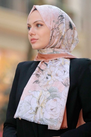 Sunuff Colored Hijab Shawl 4927TB - 1