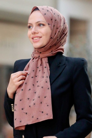 Sunuff Colored Hijab Shawl 5096TB - 1