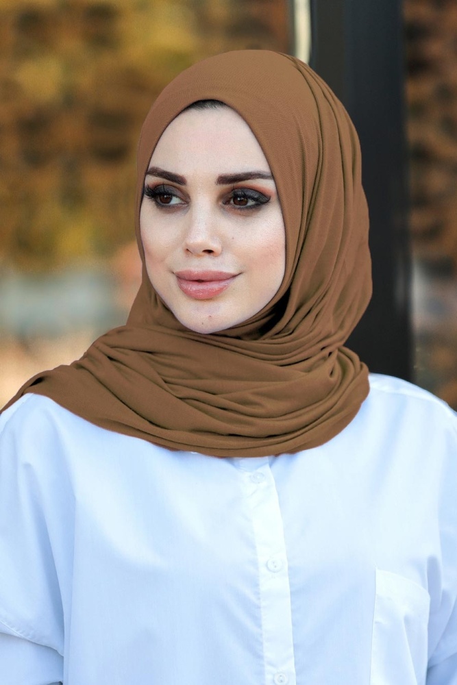Sunuff Colored Hijab Shawl 7528TB - 1