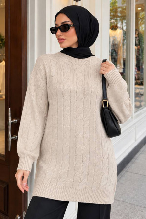 Taş Tesettür Triko Kazak 8798TAS 