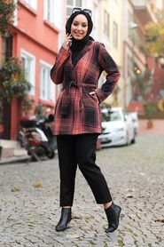 Terra Cotta Hijab Jacket 5600KRMT - Thumbnail