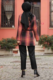 Terra Cotta Hijab Jacket 5600KRMT - Thumbnail