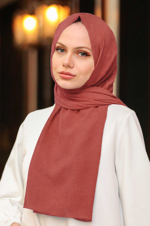 Terra Cotta Hijab Shawl 50522KRMT - 1