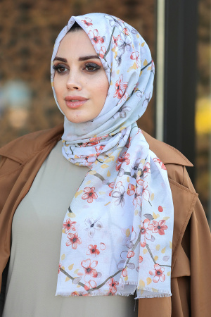 Terra Cotta Hijab Shawl 7561KRMT - 1