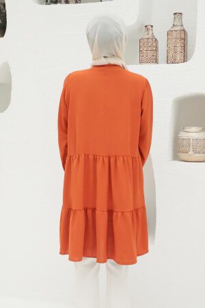Terra Cotta Hijab Tunic 2588KRMT - 2