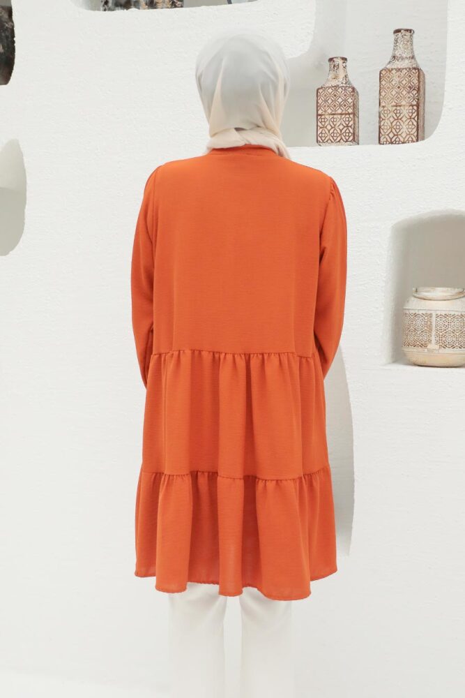 Terra Cotta Hijab Tunic 2588KRMT - 2