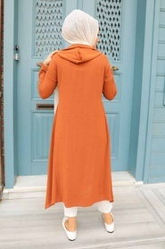 Terra Cotta Hijab Tunic 510KRMT - Thumbnail