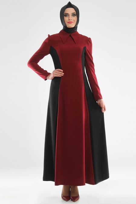 Tuay - Claret Red Dress