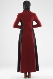 Tuay - Claret Red Dress - Thumbnail