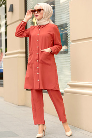 Tuile - Nayla Collection - Combination Hijab - 31320KRMT - Thumbnail