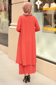 Tuile - Nayla Collection - Combination Hijab 8011KRMT - Thumbnail