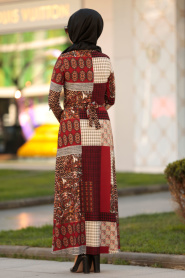 Tuile- Nayla Collection - Robe Hijab 10170KRMT - Thumbnail