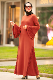 Tuile- Nayla Collection - Robe Hijab 4260KRMT - Thumbnail