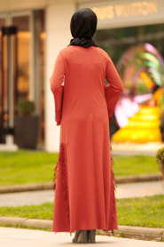 Tuile- Nayla Collection - Robe Hijab 4260KRMT - Thumbnail