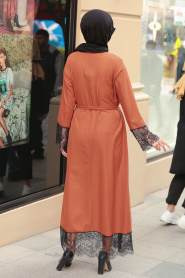 Tuile- Nayla Collection - Robe Hijab 6129KRMT - Thumbnail