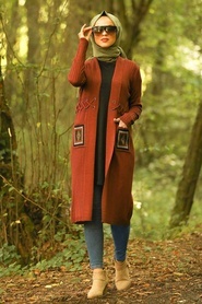 Tuile - Neva Style - Cardigan Hijab - 14711KRMT - Thumbnail