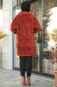 Tuile -Neva Style -Manteau Hijab-60701KRMT - Thumbnail