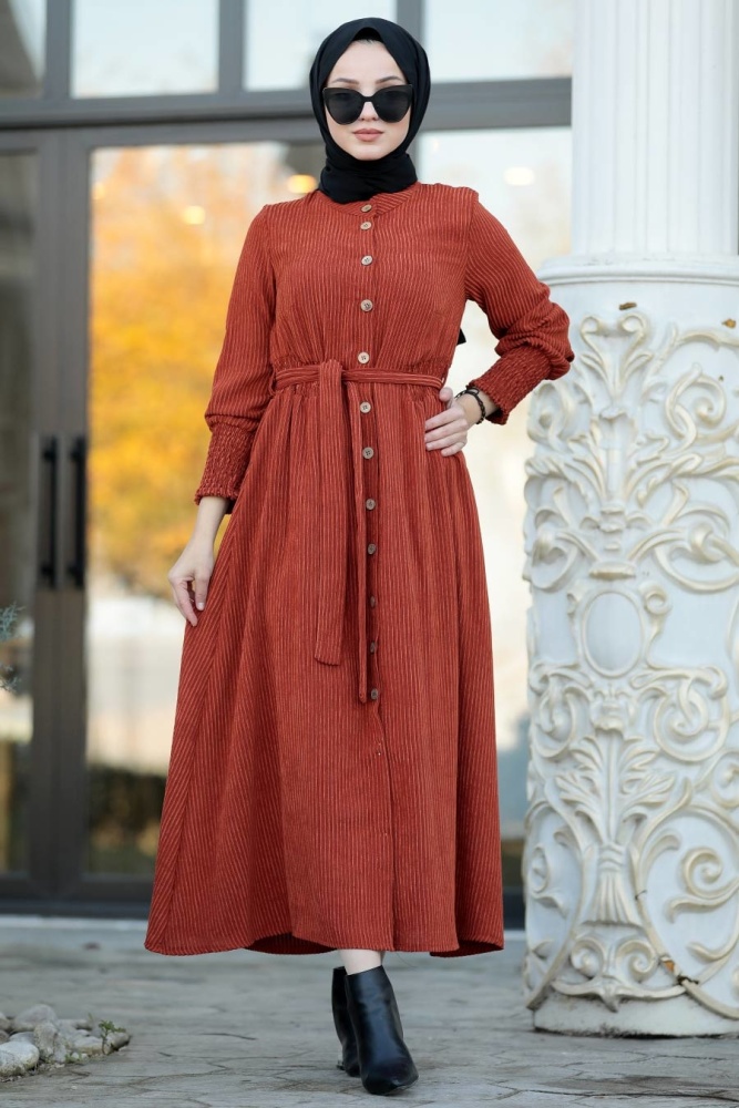 Tuile - Neva Style - Robe En Velours Hijab 20206KRMT - 1
