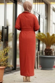 Tuile - Neva Style - Robe Hijab - 12015KRMT - Thumbnail