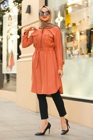Tuile - Neva Style - Tunique Hijab - 36870KRMT - Thumbnail