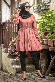 Tuile - Neva Style - Tunique Hijab - 38990KRMT - Thumbnail