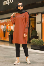 Tuile - Neva Style - Tunique Hijab - 41240KRMT - Thumbnail