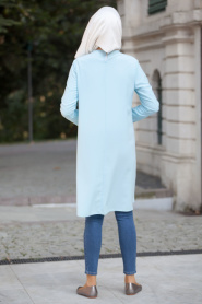 Tunic - Baby Blue Hijab Tunic 5084BM - Thumbnail