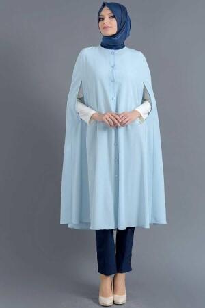 Tunic - Baby Blue Hijab Tunic 6110BM - 1