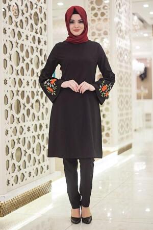 Tunic - Black Hijab Tunic 52070S - 1