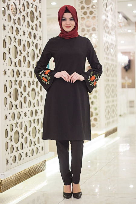 Tunic - Black Hijab Tunic 52070S