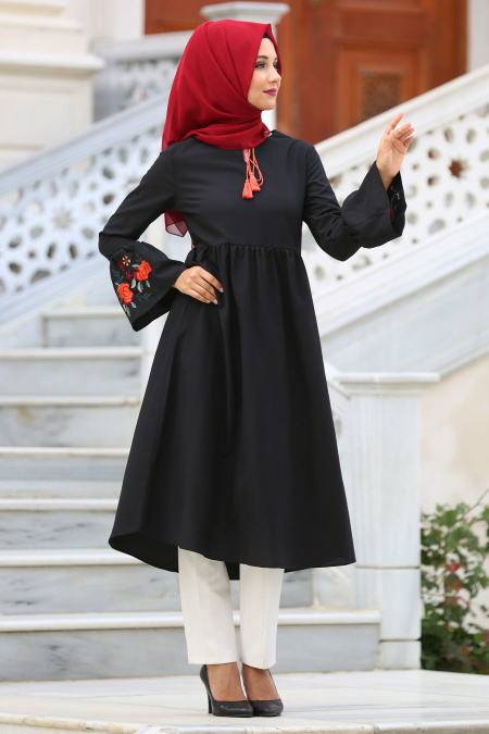 Tunic - Black Hijab Tunic 52110S