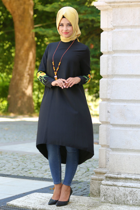 Tunic - Black Hijab Tunic 52340S