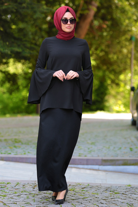 Tunic - Black Hijab Tunic 52430S