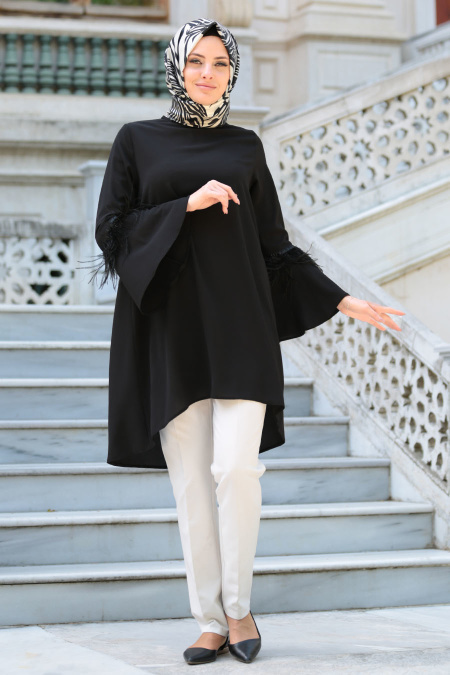 Tunic - Black Hijab Tunic 52440S