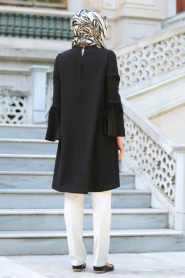 Tunic - Black Hijab Tunic 52440S - Thumbnail