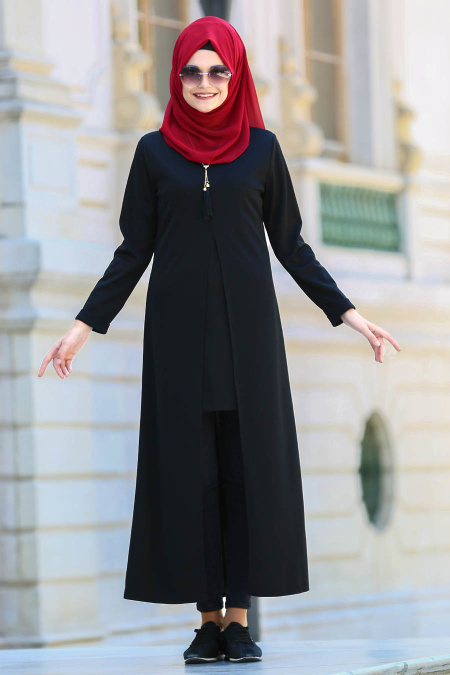 Tunic - Black Hijab Tunic 53040S