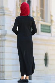 Tunic - Black Hijab Tunic 53040S - Thumbnail