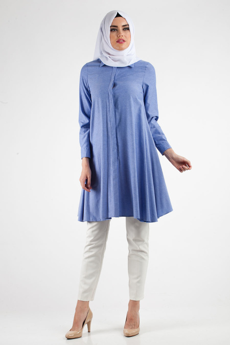Tunic - Blue Hijab Tunic 5055M