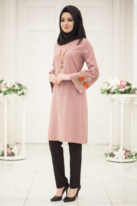 Tunic - Dusty Rose Hijab Tunic 52070GK