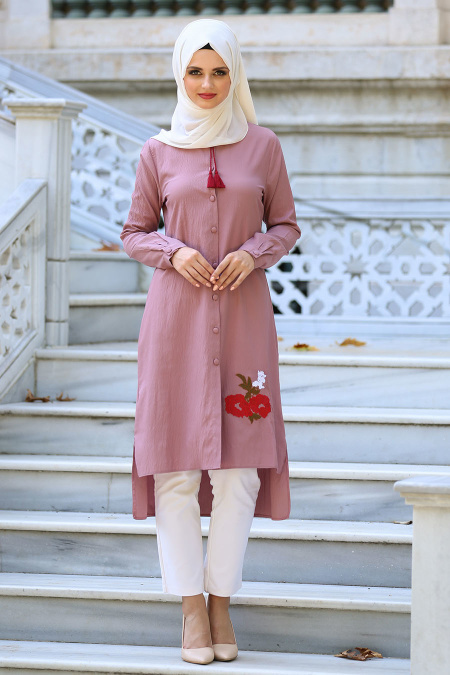 Tunic - Dusty Rose Hijab Tunic 52260GK