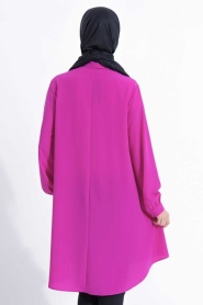 Tunic - Fuchsia Hijab Tunic 6130F - Thumbnail