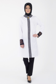 Tunic - Fuchsia Hijab Tunic 6148B - Thumbnail