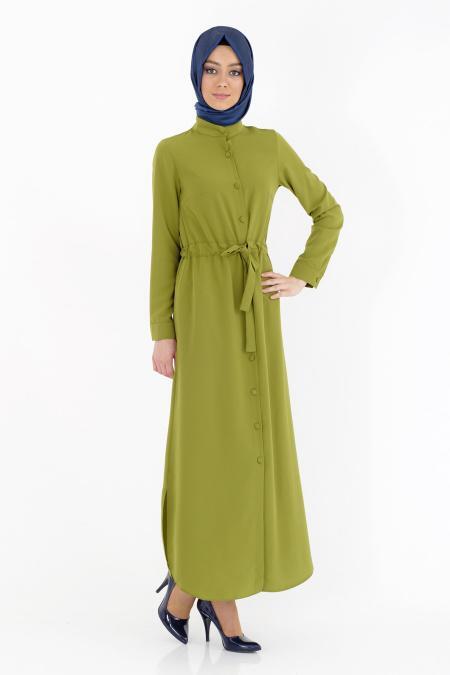 Tunic - GreenHijab Tunic 6153Y - 2