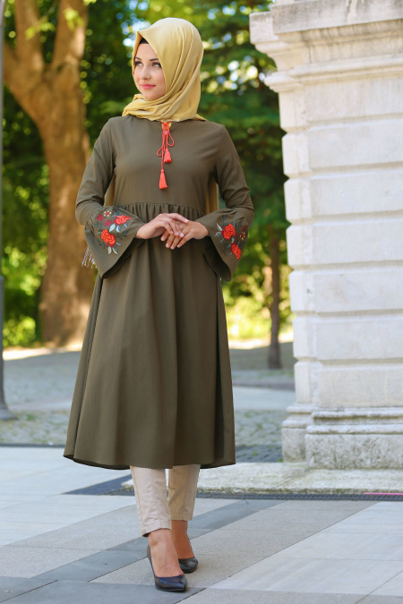 Tunic - Khaki Hijab Tunic 52110HK