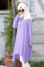 Tunic - Lila Hijab Tunic 5046LILA - Thumbnail