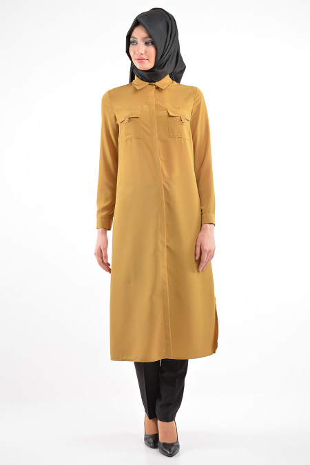 Tunic - Mustard Hijab Tunic 5044HR